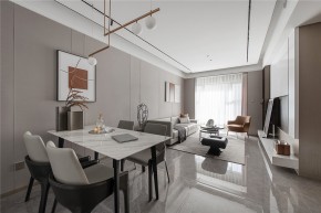 現(xiàn)代簡約風格三居室餐廳裝修效果圖