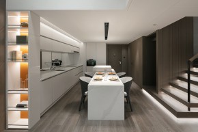 現(xiàn)代簡約風餐邊柜裝修效果圖